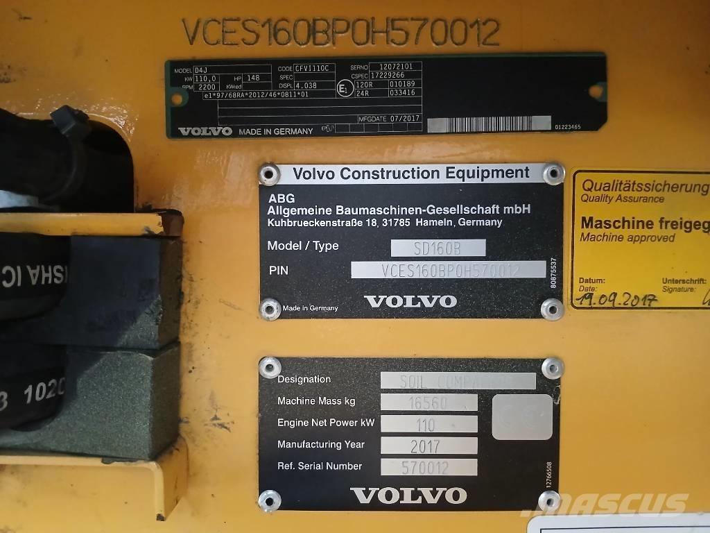 Volvo SD160 B, Vält Pneumatic tired rollers