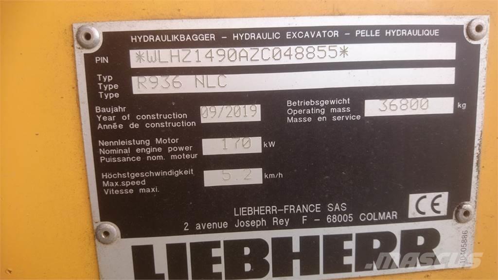 Liebherr R936 NLC Crawler excavators