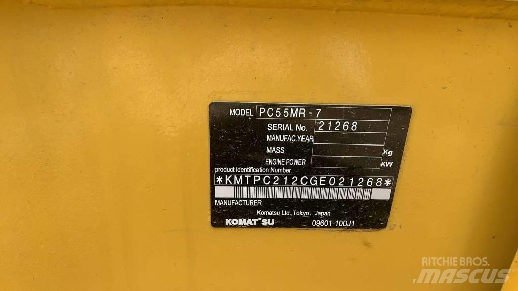 Komatsu PC 55 MR Crawler excavators