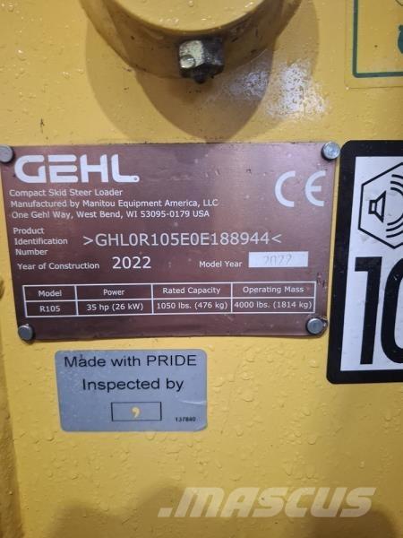 Gehl GELH R105 Skid steer loaders