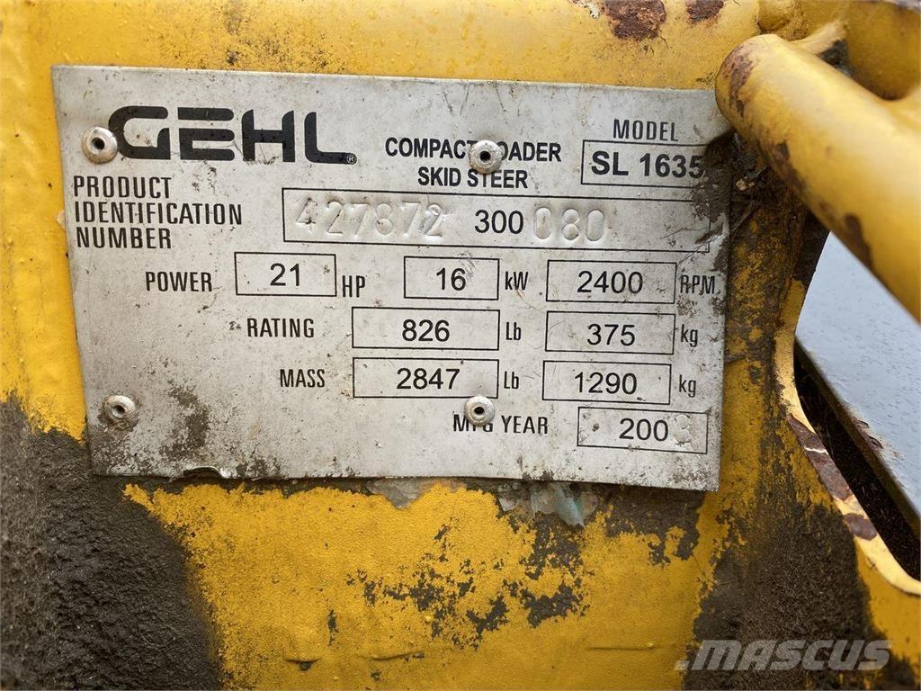 Gehl SL1650 Mini loaders