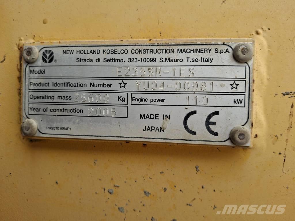 New Holland E 235 SR Crawler excavators