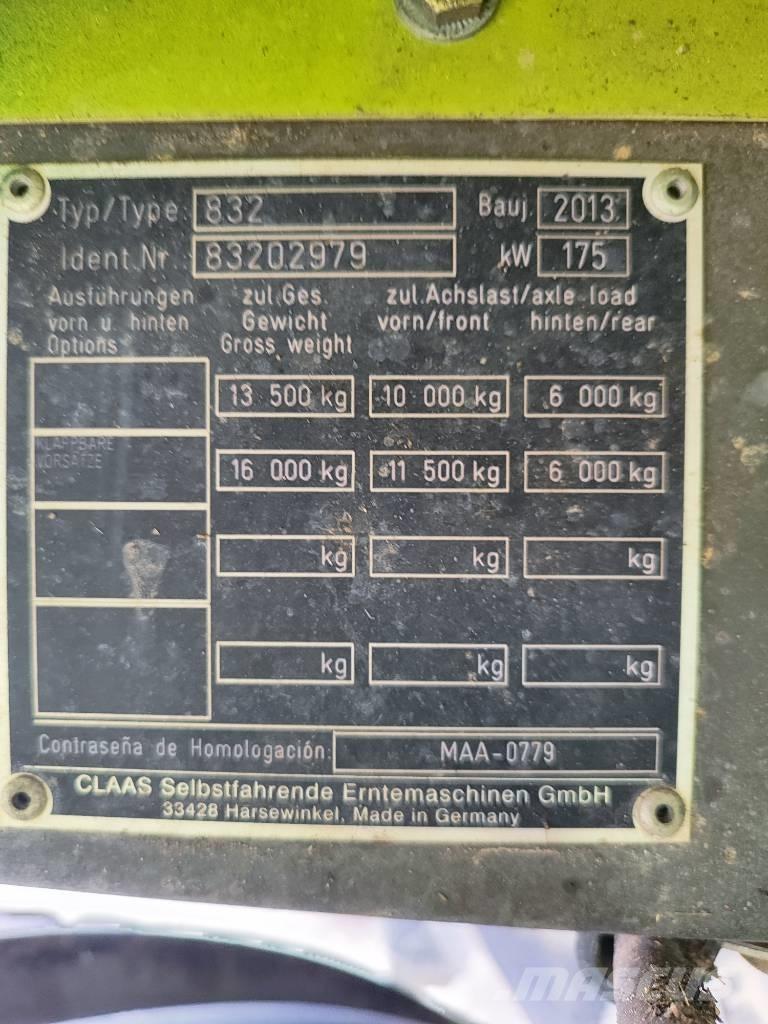 CLAAS Tucano 320 Combine harvesters