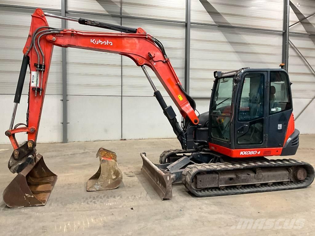 Kubota KX 080-4 Midi excavators  7t - 12t