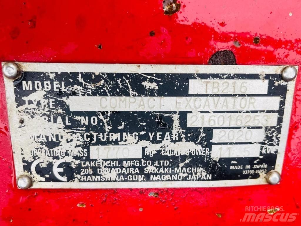 Takeuchi TB 216 Mini excavators < 7t (Mini diggers)