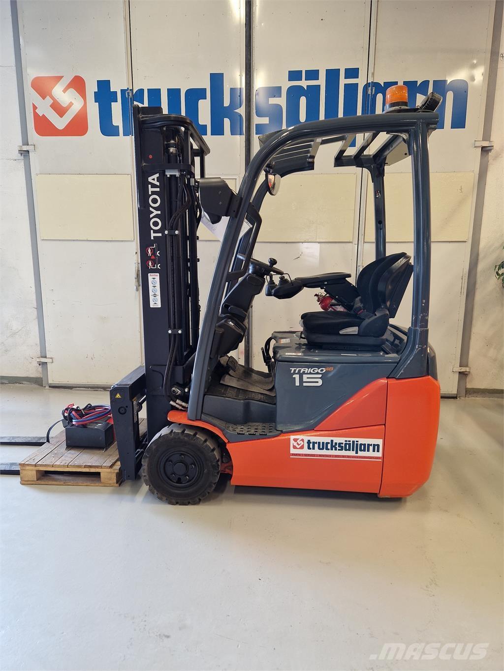Toyota 8FBE15T Electric forklift trucks