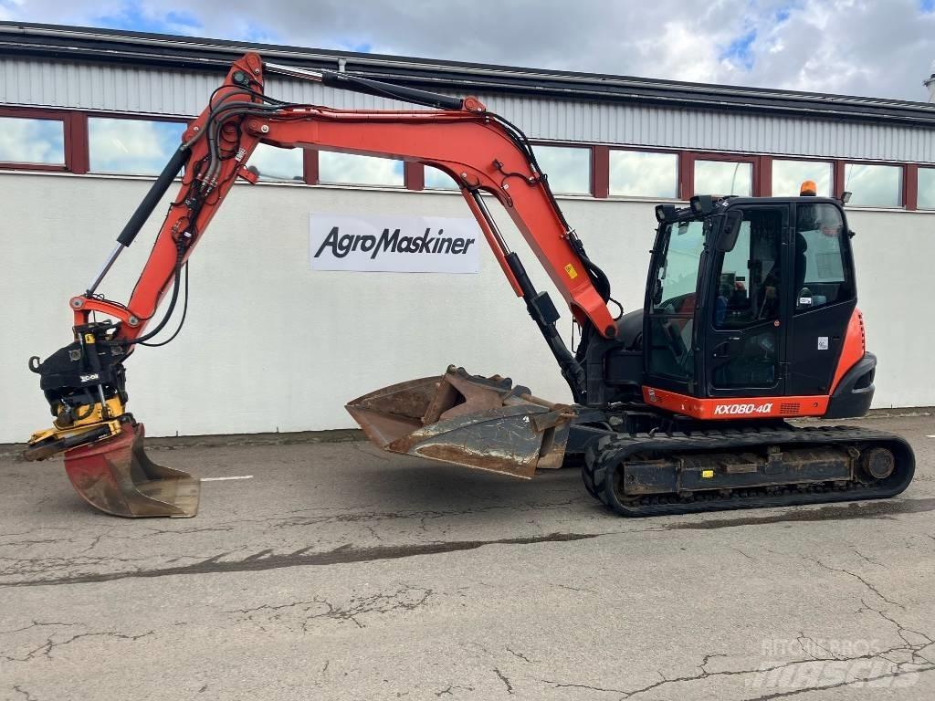 Kubota KX 080-4 Midi excavators  7t - 12t