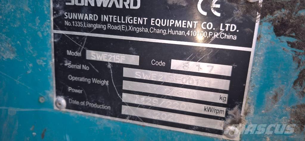 Sunward SWE 215 F Crawler excavators