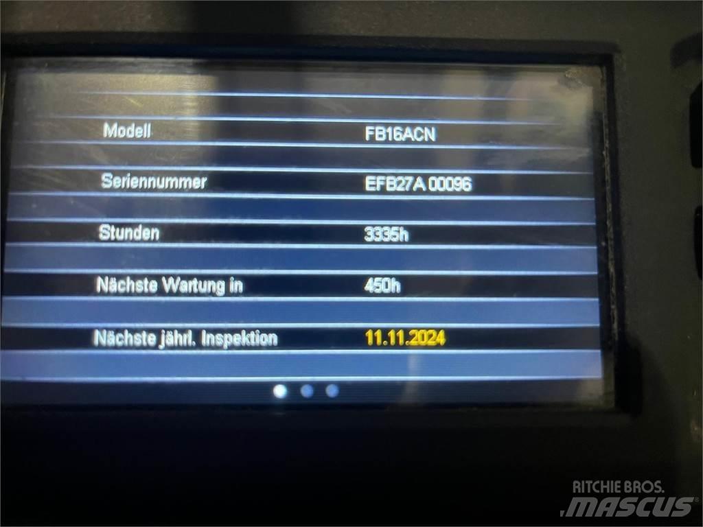 Mitsubishi FB16ACN Electric forklift trucks