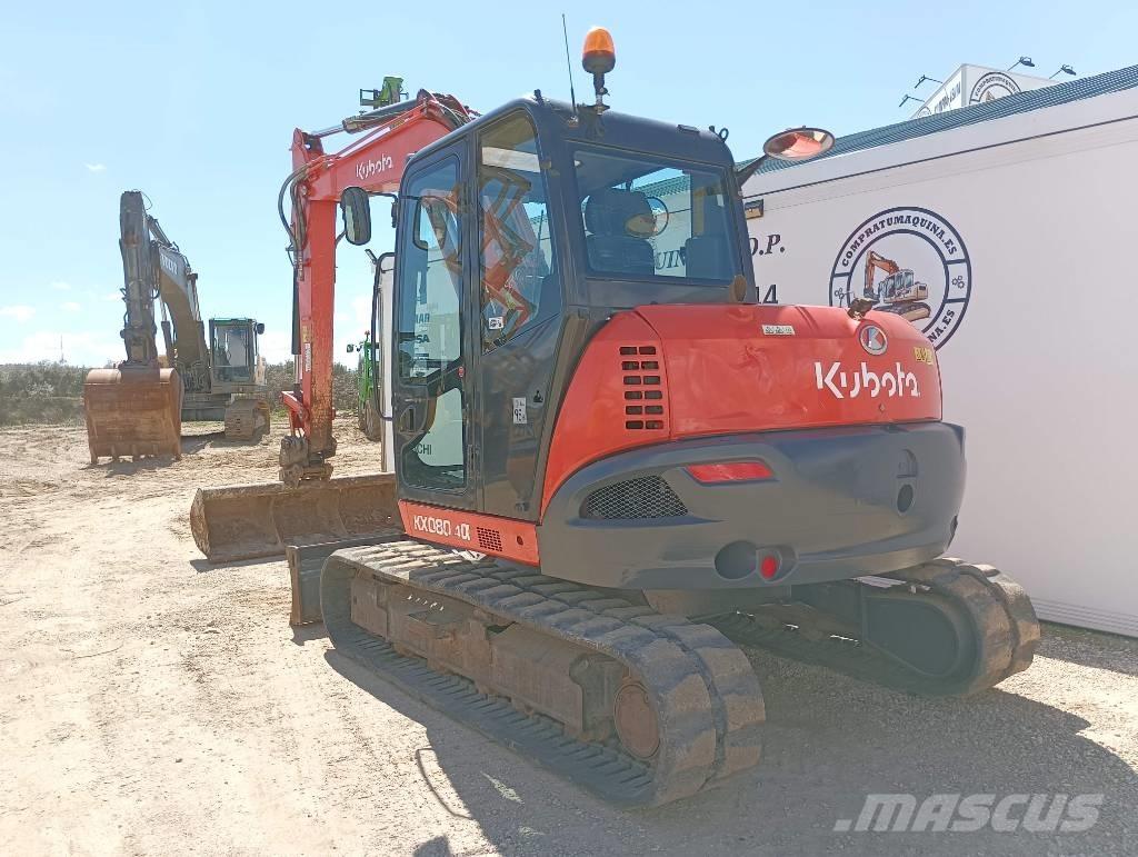 Kubota KX 080-4 Midi excavators  7t - 12t