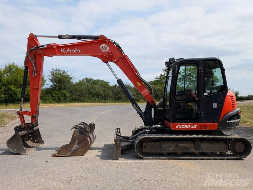 Kubota KX 080-4 Midi excavators  7t - 12t