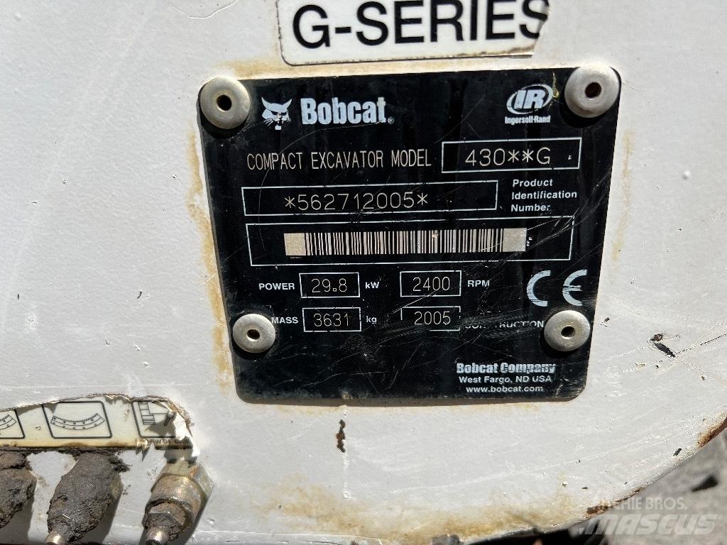 Bobcat 430 Mini excavators < 7t (Mini diggers)
