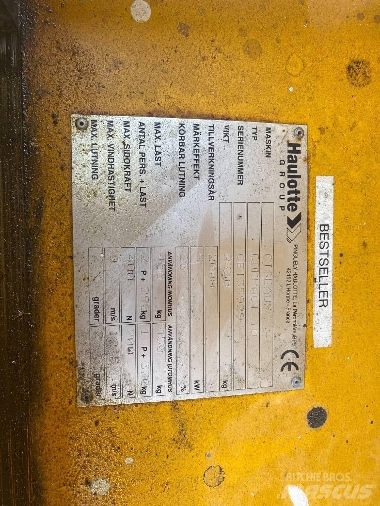 Haulotte Compact 10 Scissor lifts