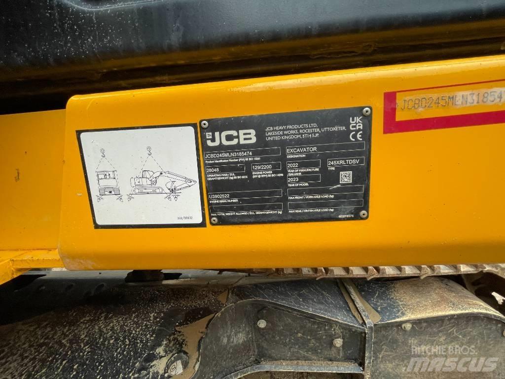 JCB 245 XR Crawler excavators
