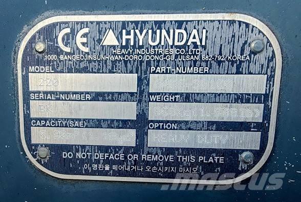 Hyundai 220 Buckets