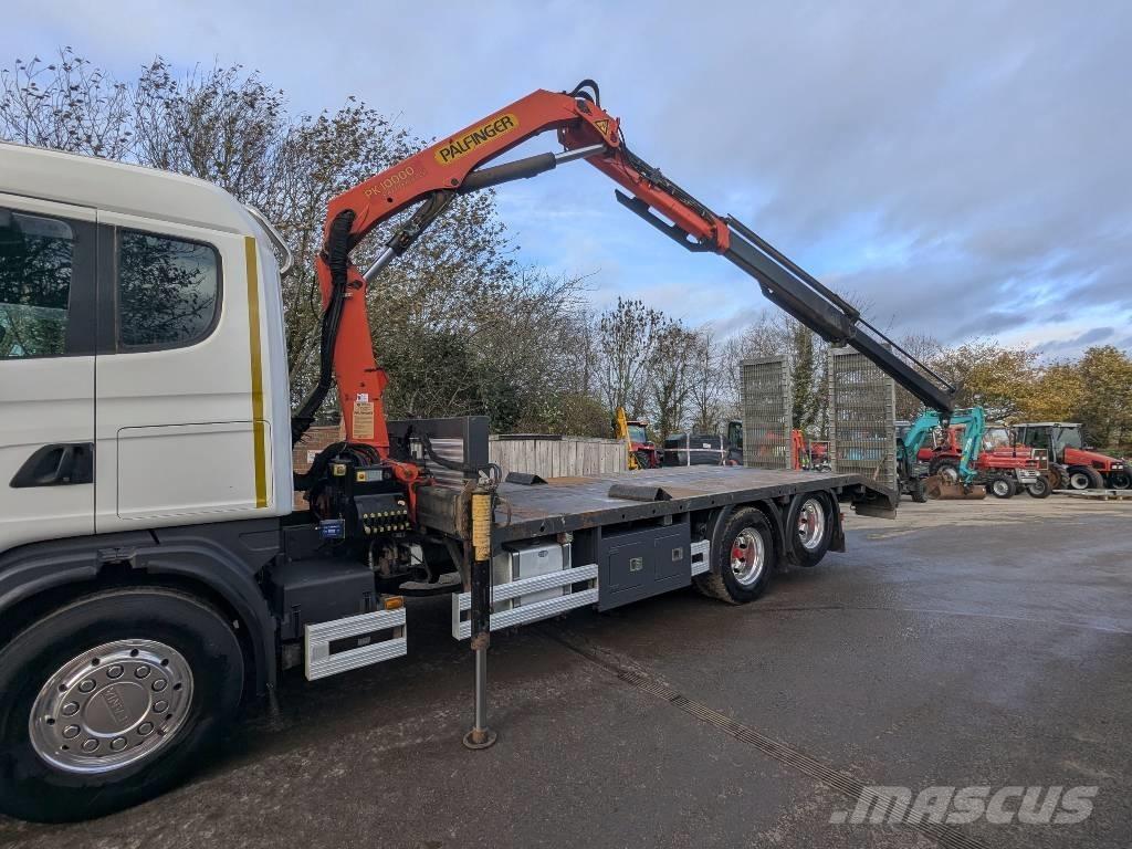 Scania G 480 Beavertail Flatbed / winch trucks