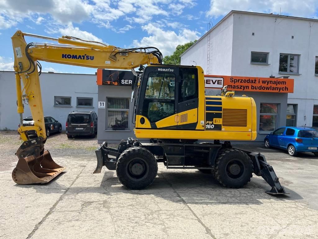 Komatsu PW 160-11 Wheeled excavators