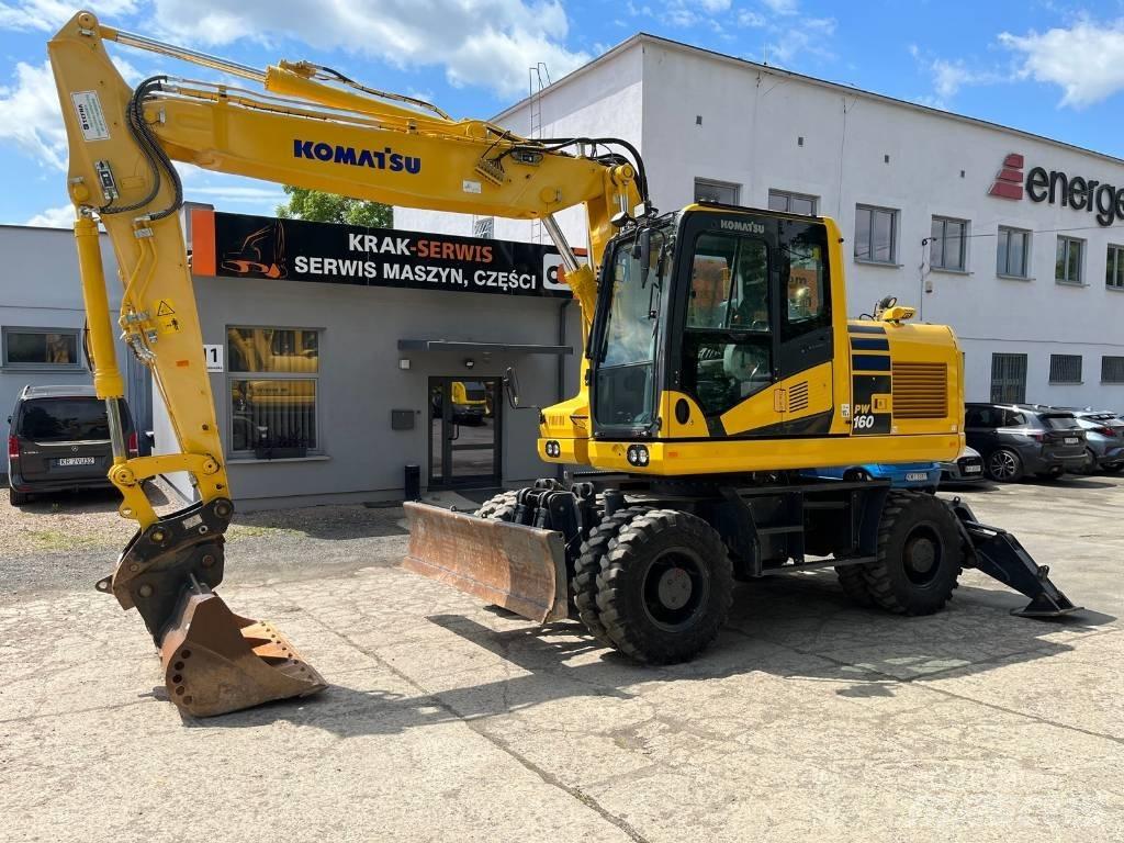 Komatsu PW 160-11 Wheeled excavators