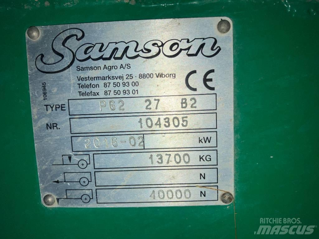 Samson PG2 27 Slurry tankers