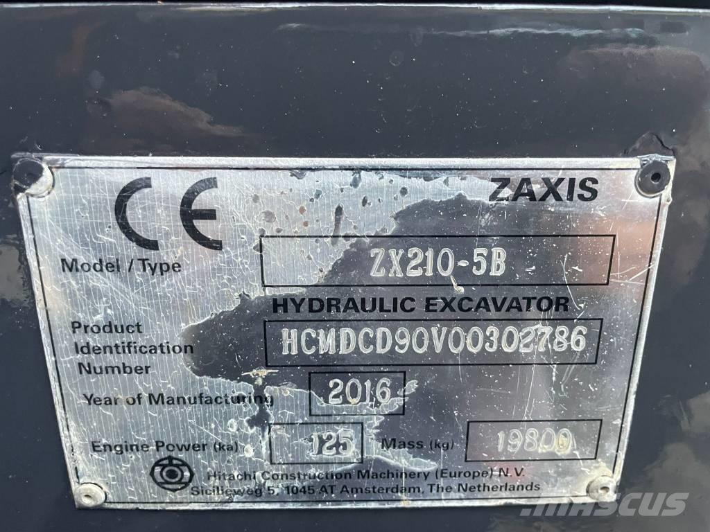 Hitachi ZX 210 LC-5B Crawler excavators