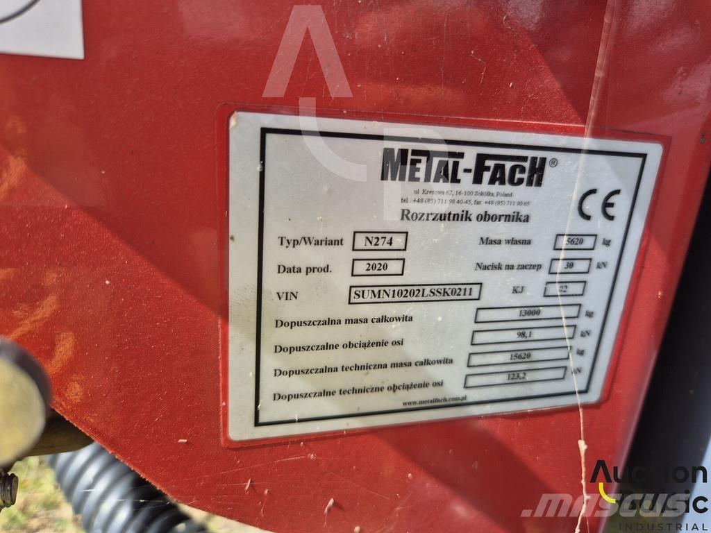 Metal-Fach N274 Manure spreaders