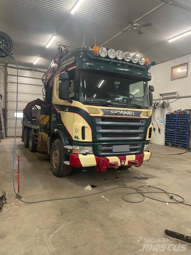 Scania G 420CB Crane trucks