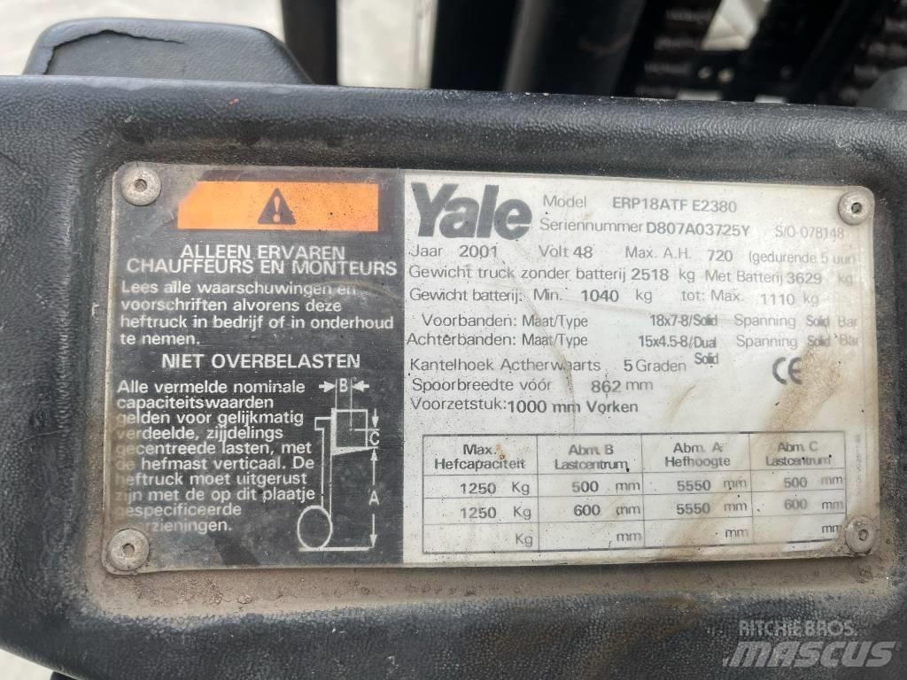 Yale ERP 18 ATF Electric forklift trucks