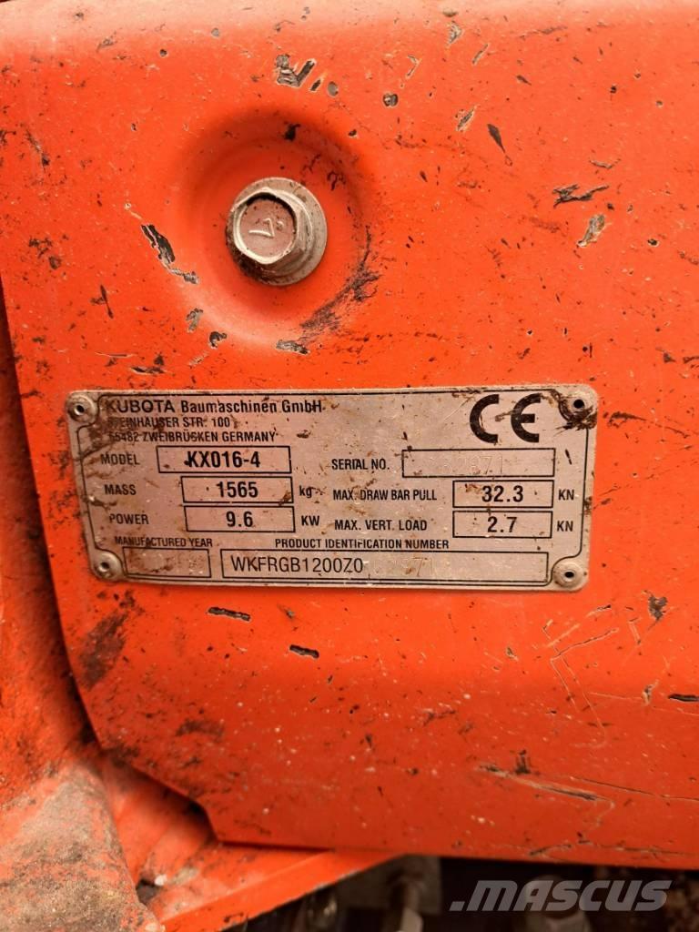 Kubota KX 016-4 HG Mini excavators < 7t (Mini diggers)