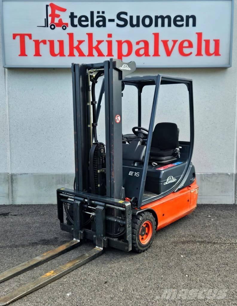 Linde E 16 C-02 Electric forklift trucks