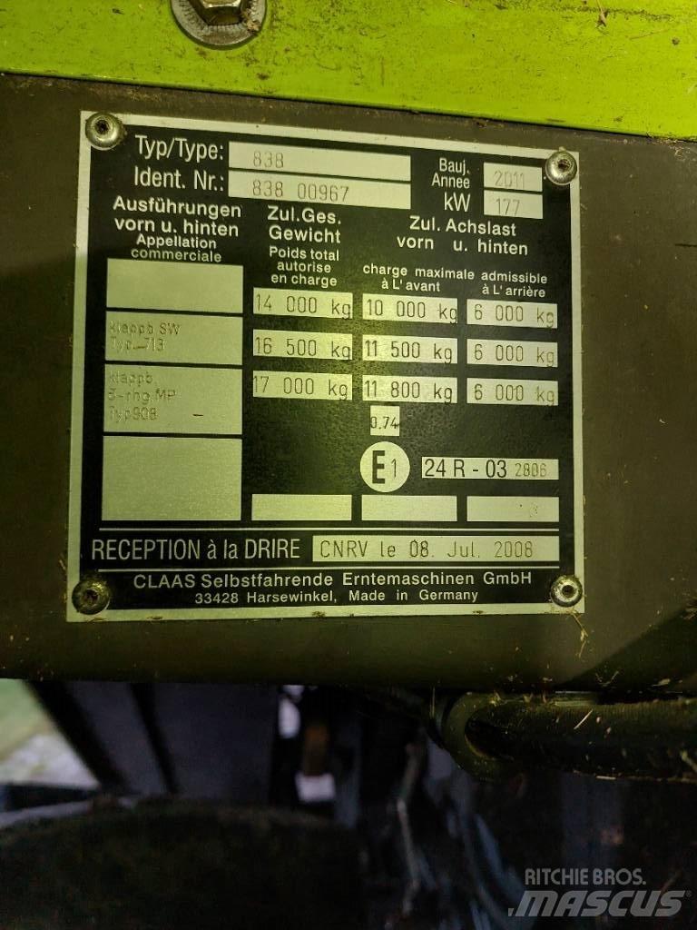 CLAAS Tucano 430 Combine harvesters