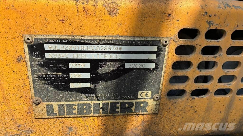 Liebherr R 934 C Crawler excavators