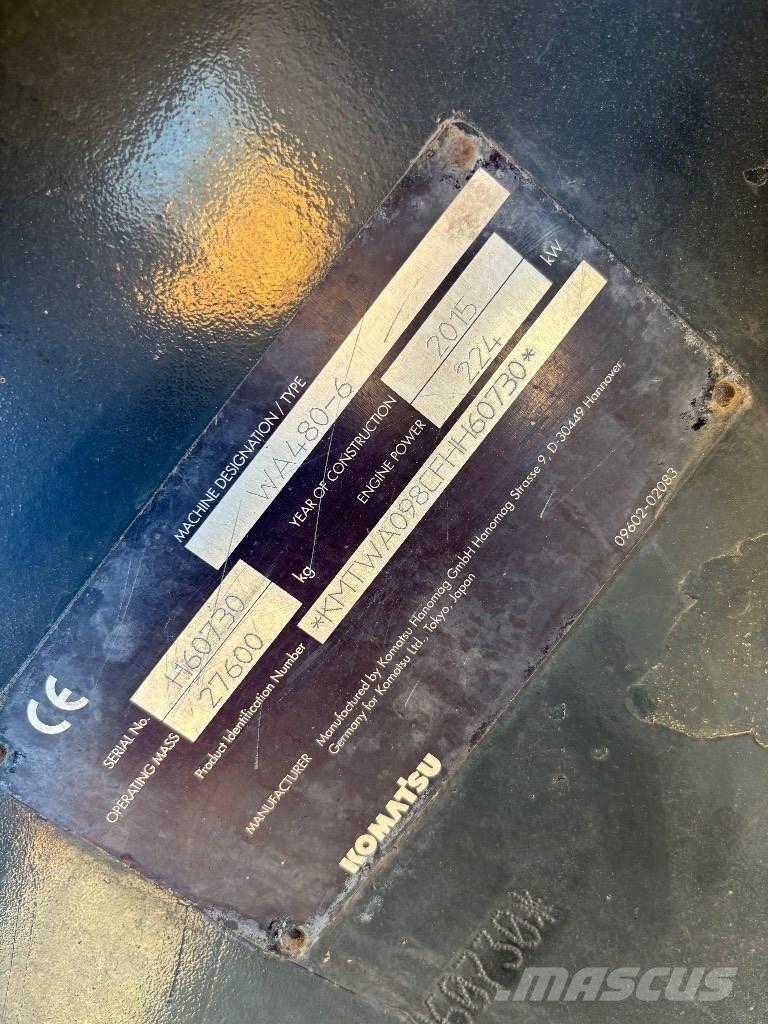 Komatsu WA 480-6 Wheel loaders