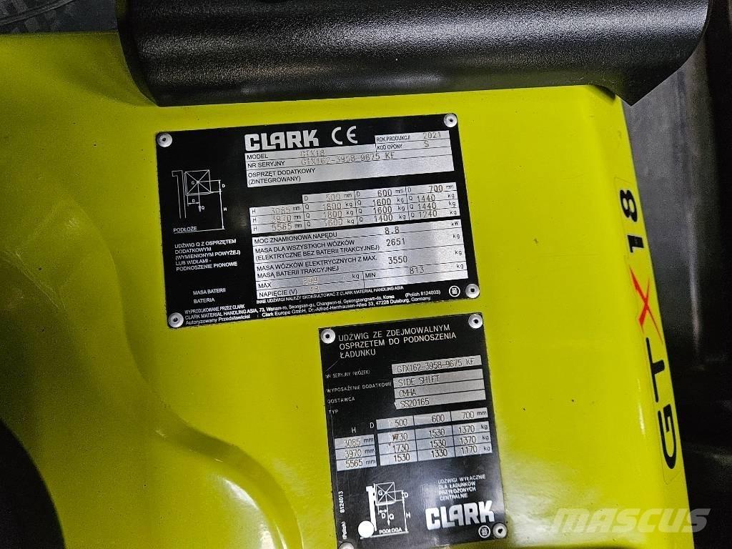 Clark GTX 18 Electric forklift trucks
