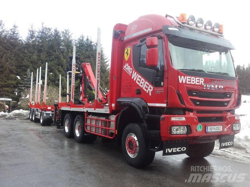 Iveco Trakker 450 Crane trucks