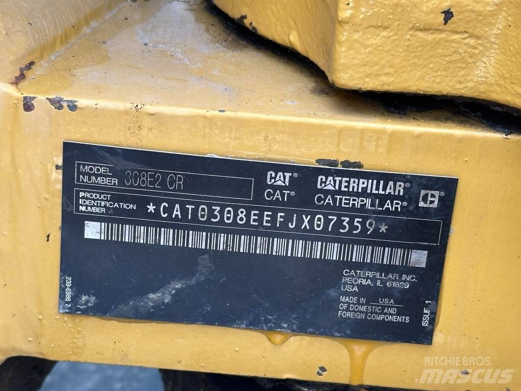 CAT 308 E 2 CR Midi excavators  7t - 12t