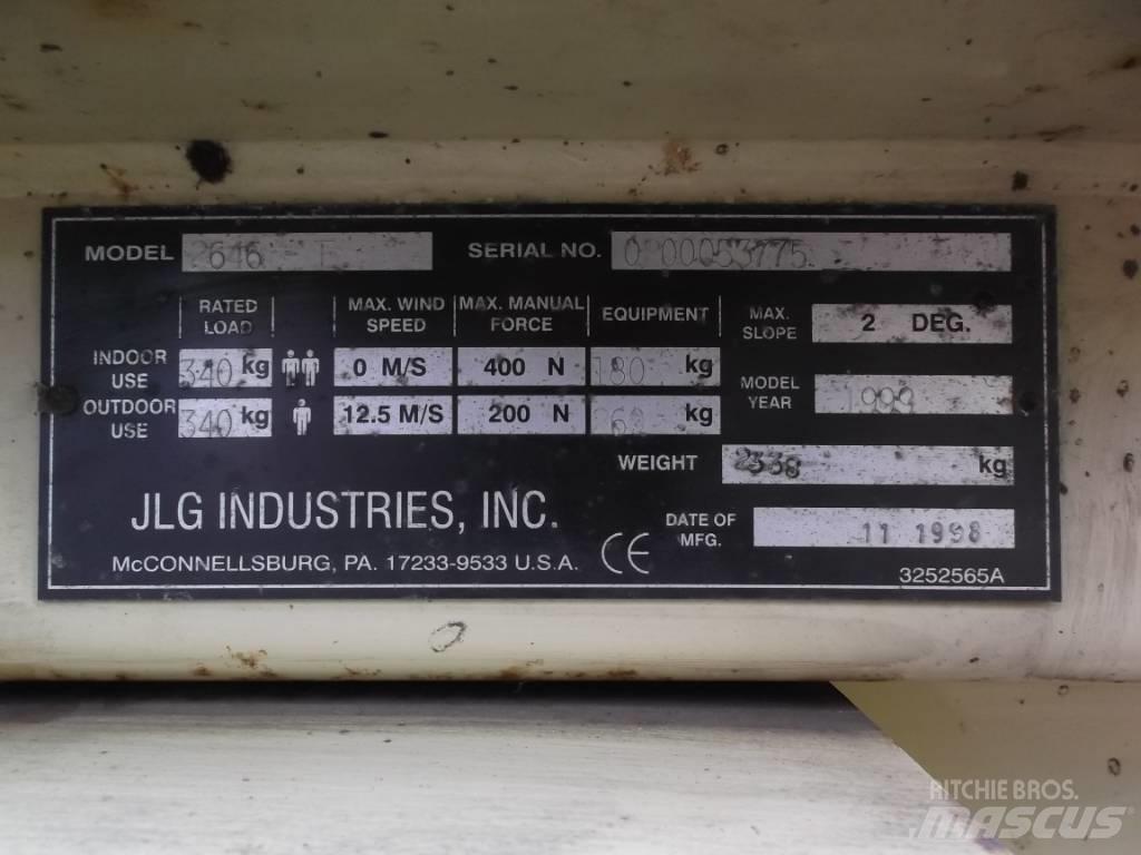 JLG 2646E      V-2288 Vertical mast lifts