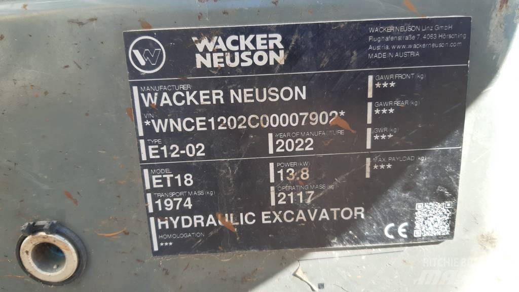 Wacker Neuson ET 18 Crawler excavators