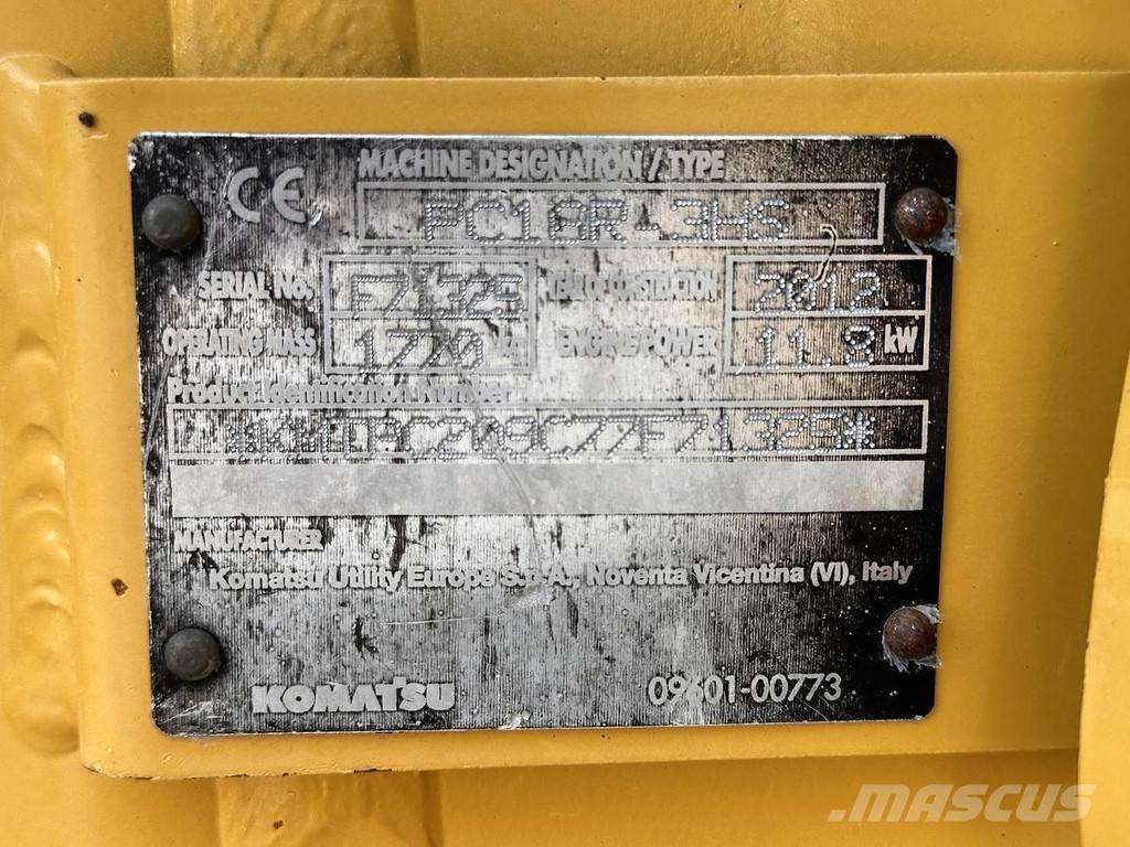 Komatsu PC16R-3HS Mini excavators < 7t (Mini diggers)