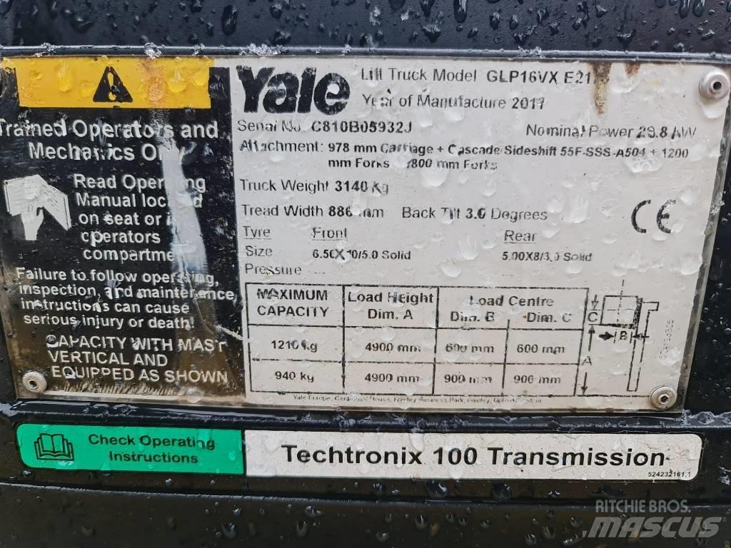 Yale GLP16VX LPG trucks