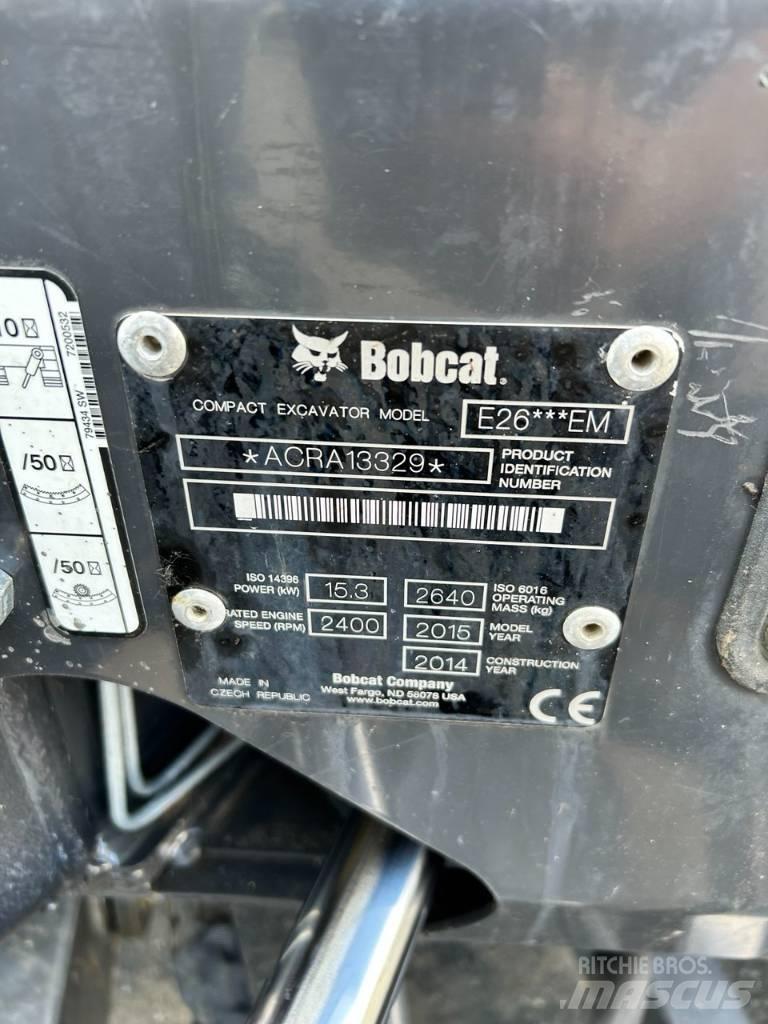 Bobcat E 26 Mini excavators < 7t (Mini diggers)