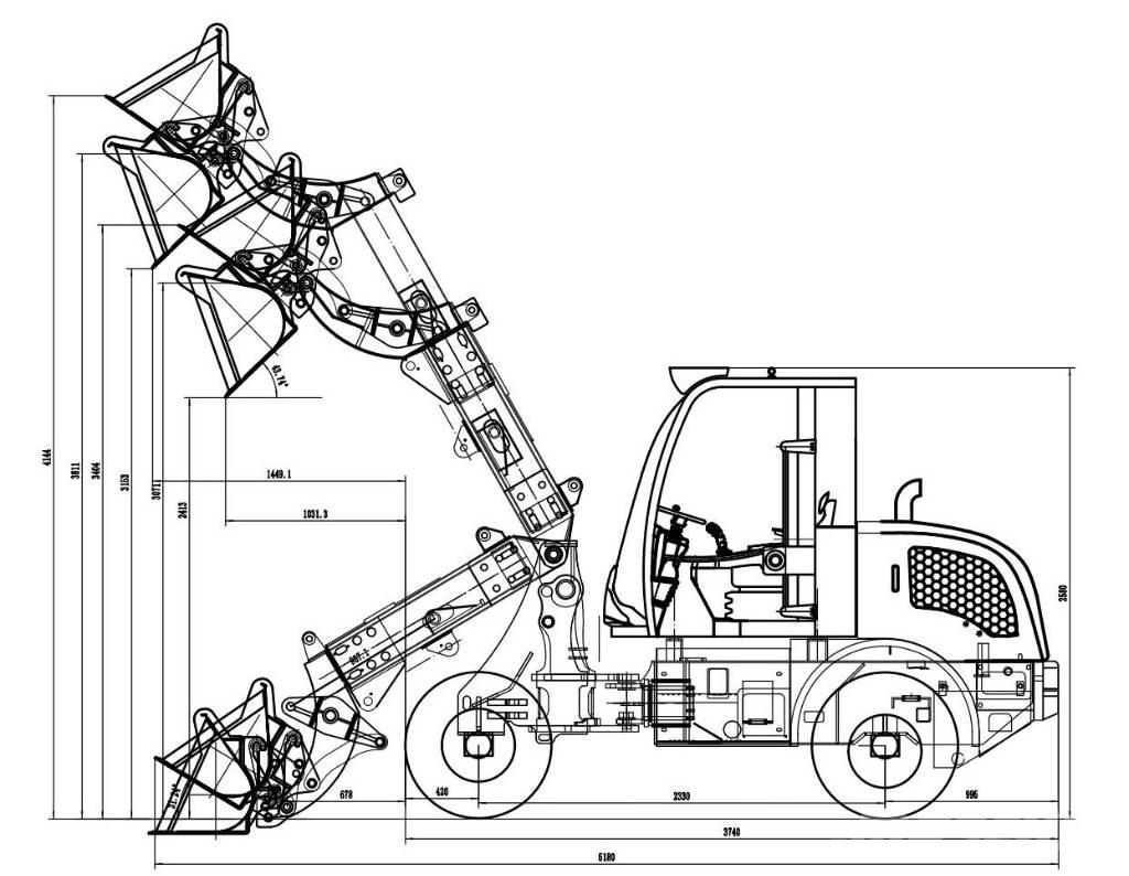  Manitech  MTech 4,5T Telescopic wheel loaders