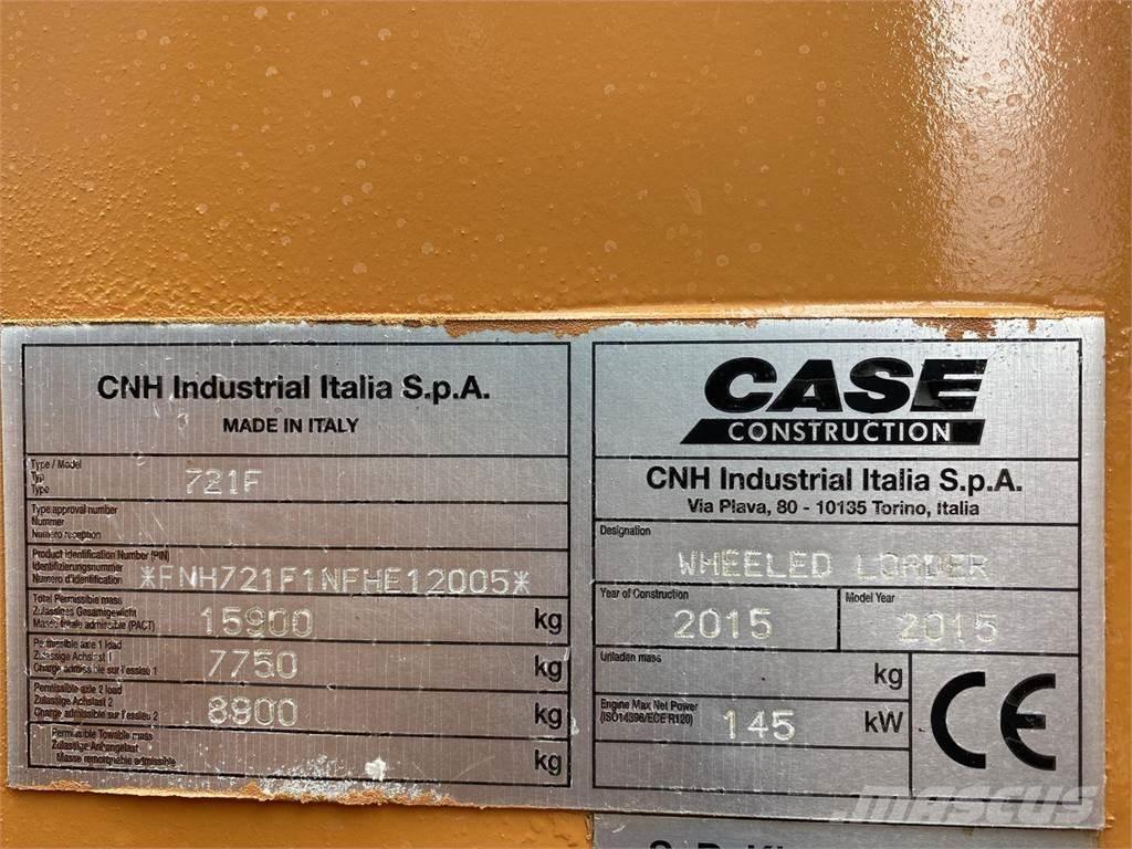 CASE 721F Wheel loaders