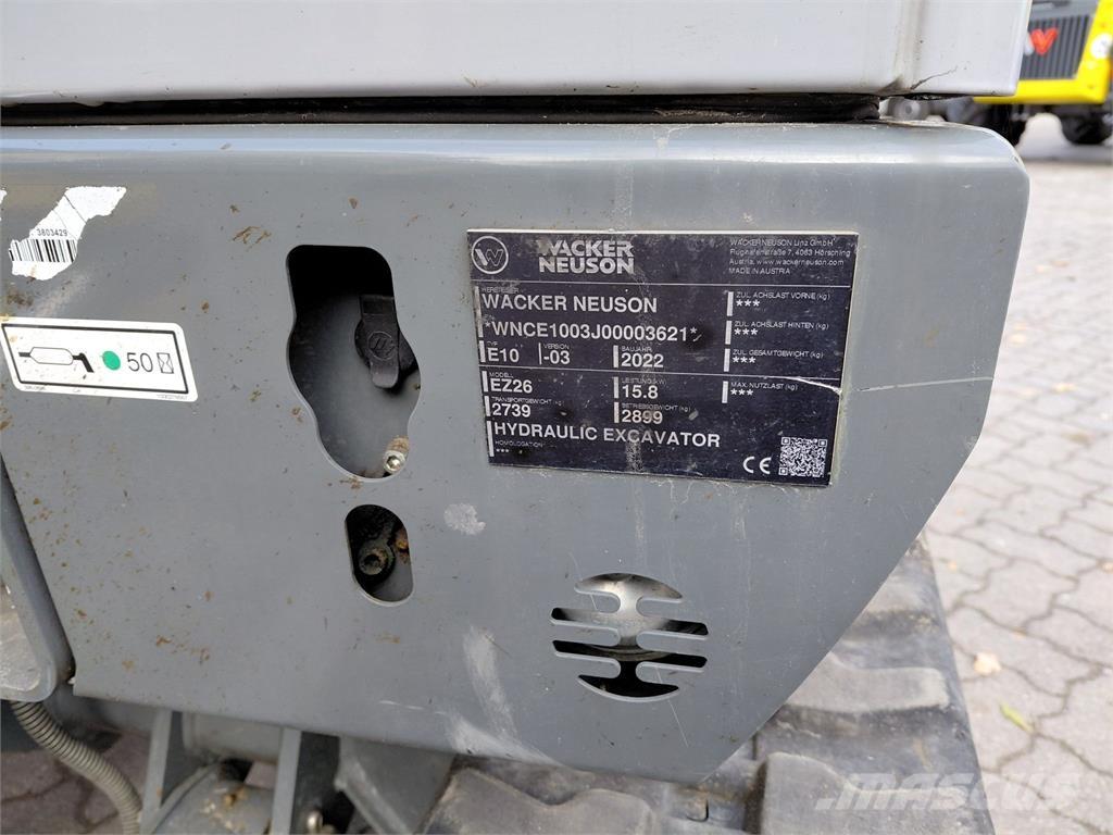 Wacker Neuson EZ26 Crawler excavators
