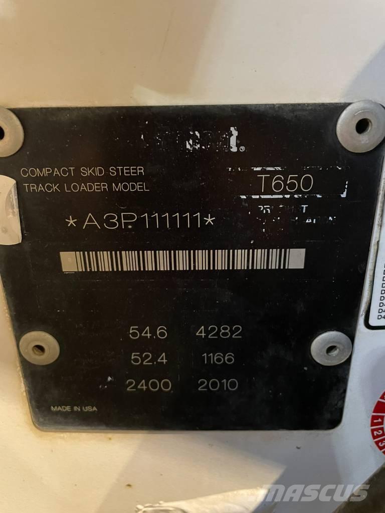 Bobcat T 650 Crawler loaders
