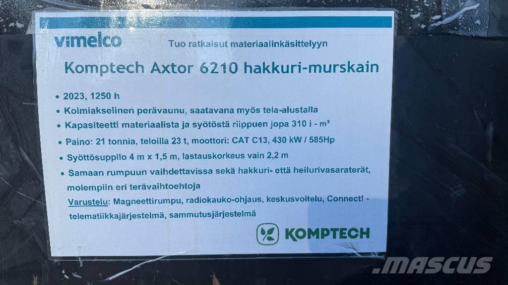 Komptech Axtor 6210 Wood chippers