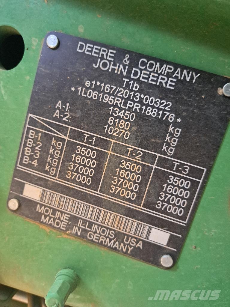John Deere 6R 195 Tractors