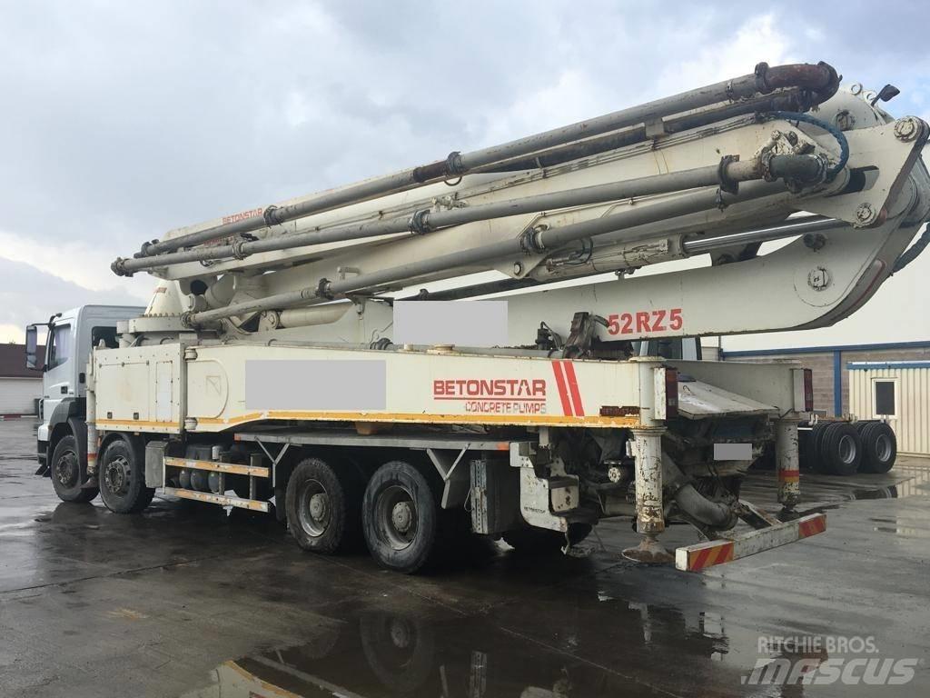 Betonstar 52M-5RZ Concrete pump trucks