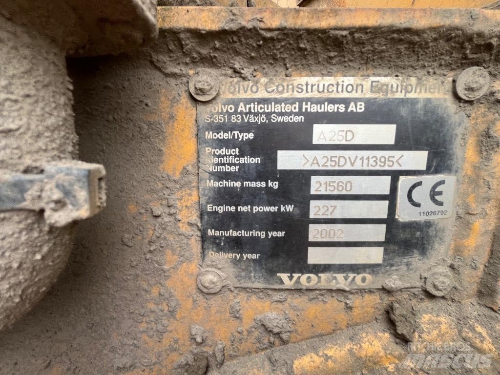 Volvo A 25 D Articulated Dump Trucks (ADTs)