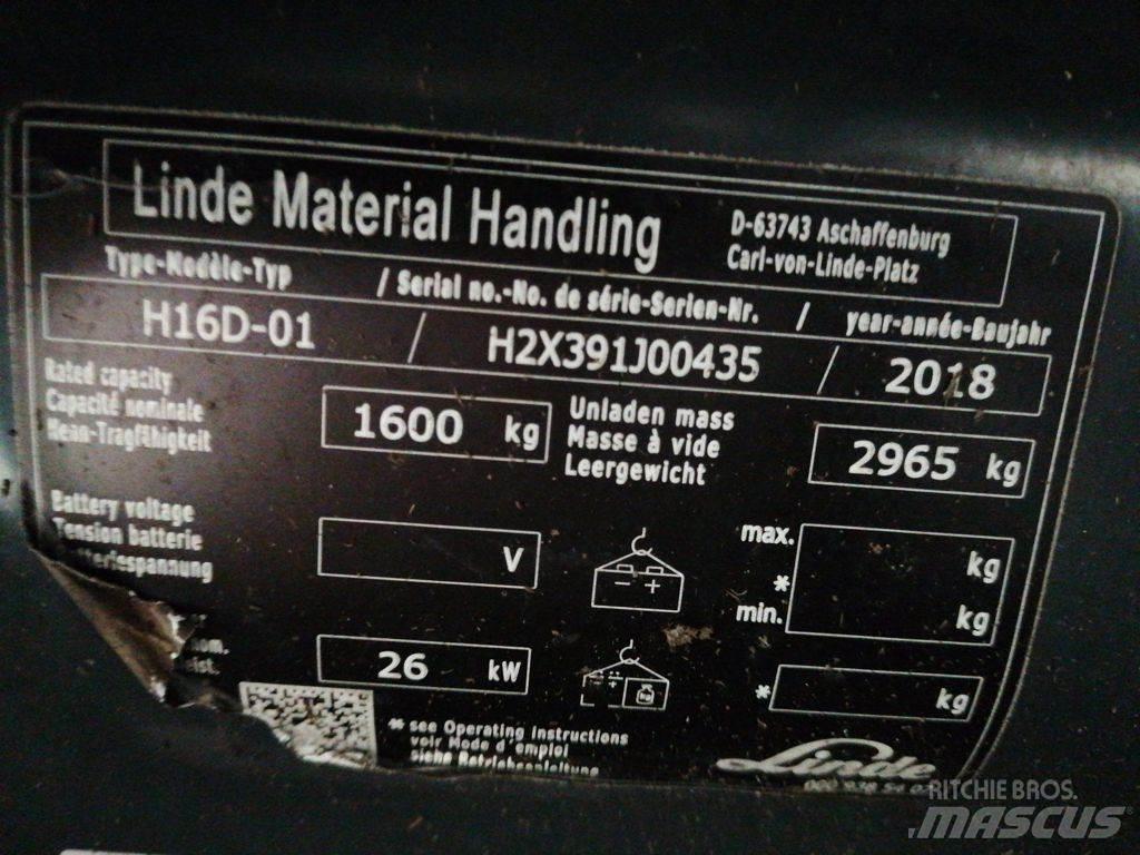 Linde H16D-01 Diesel trucks