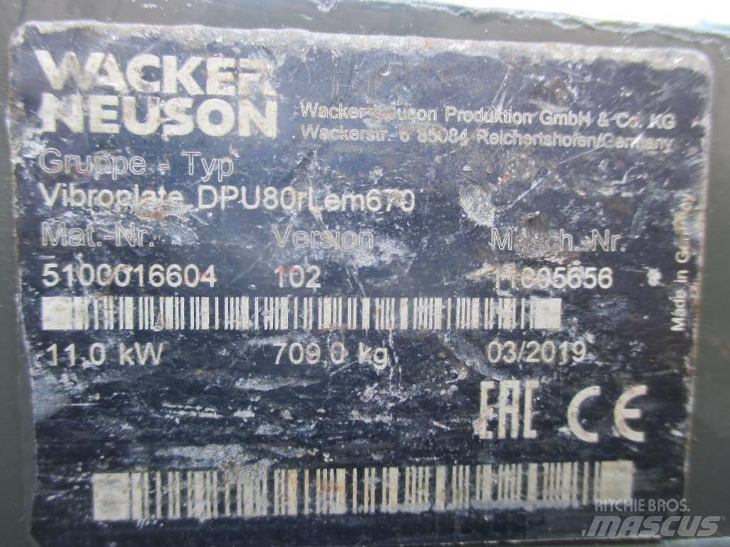 Wacker Neuson DPU 80 Plate compactors